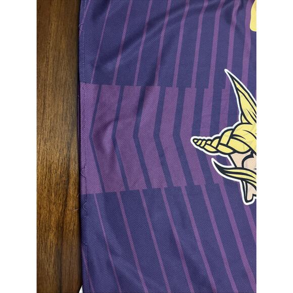 Minnesota Vikings Reversible NFL Flag Football Jersey Youth Sz L Fancore Team - Picture 8 of 8